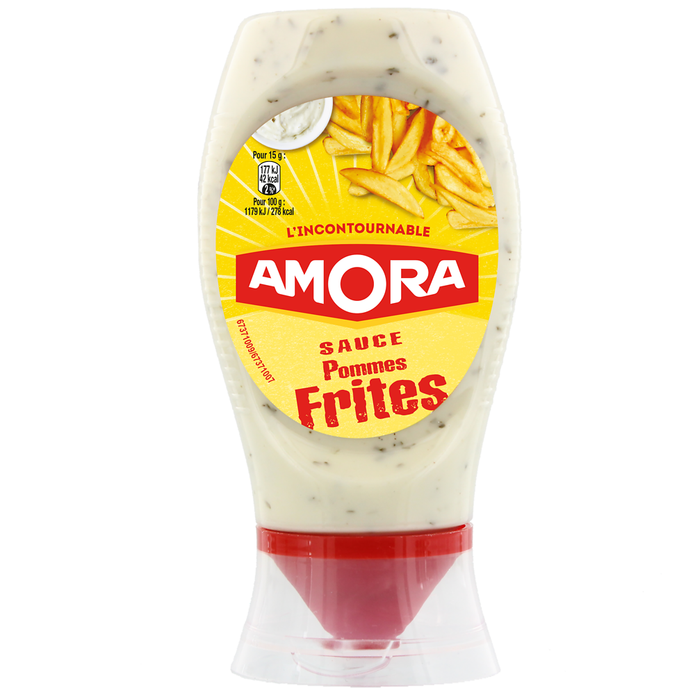 Sauce pommes frites AMORA, flacon souple de 260g