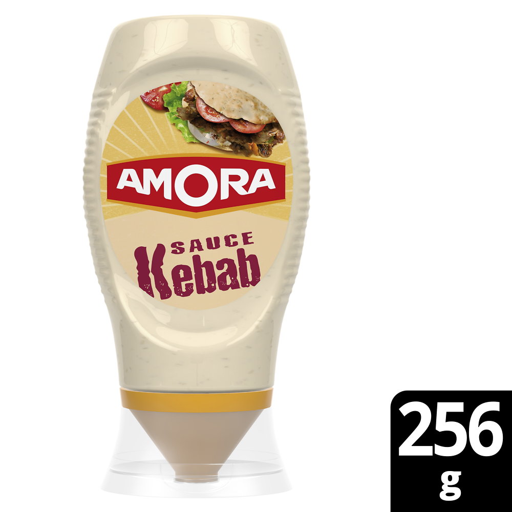 Sauce kebab AMORA, flacon souple de 256g