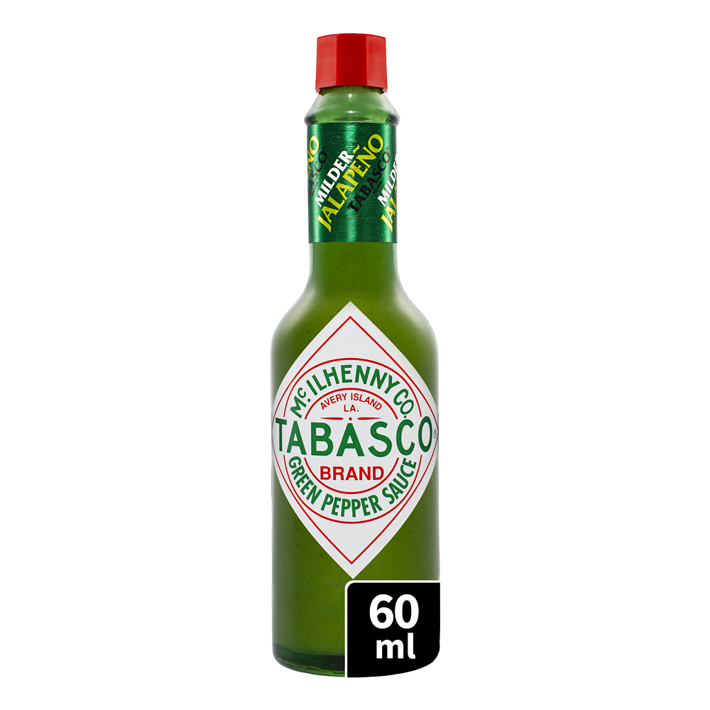 Sauce pimentée verte tabasco MAILLE, pot de 60ml