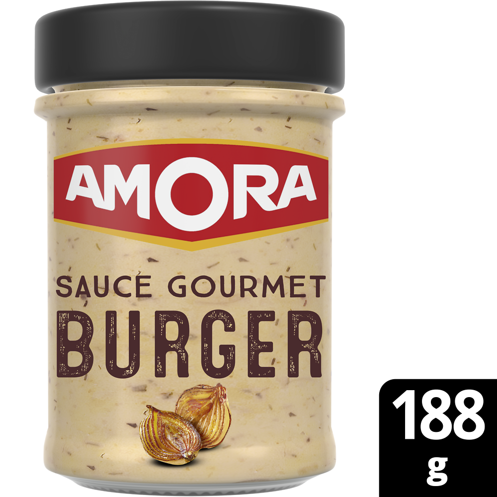 Sauce gourmet burger aux oignons caramélisé AMORA, 188g