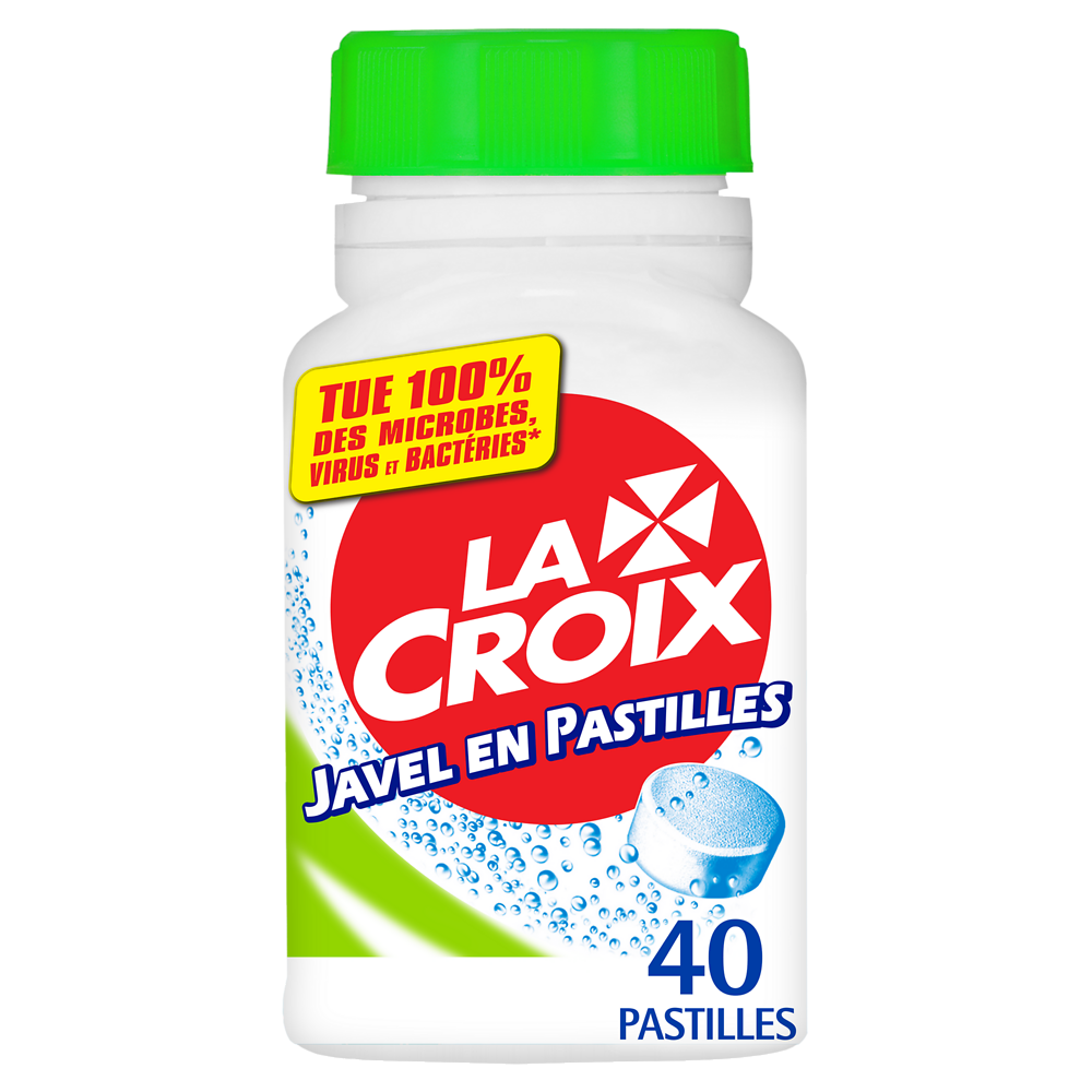 Pastilles de javel LA CROIX, x40