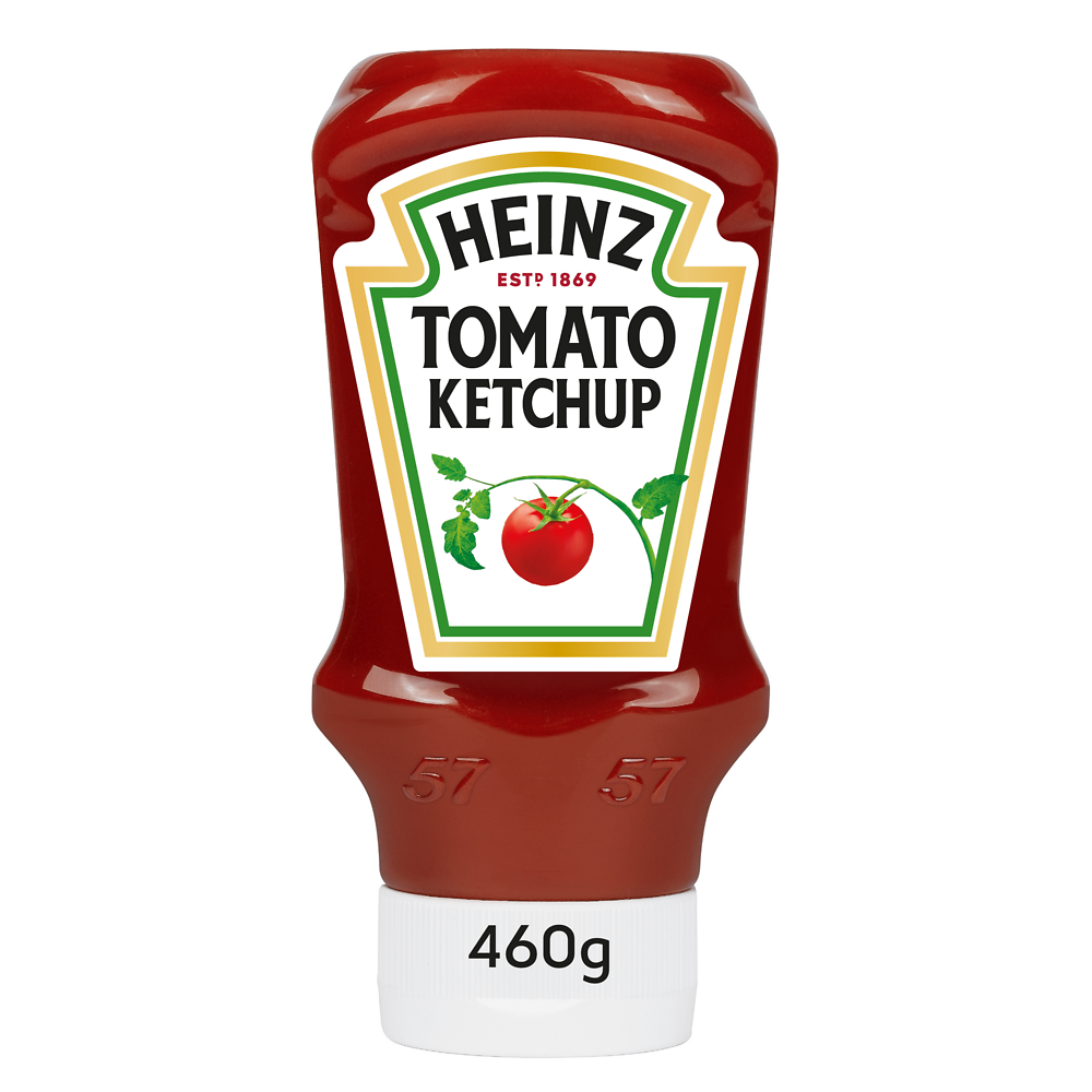 Tomato ketchup HEINZ "Top Down", flacon souple de 460g