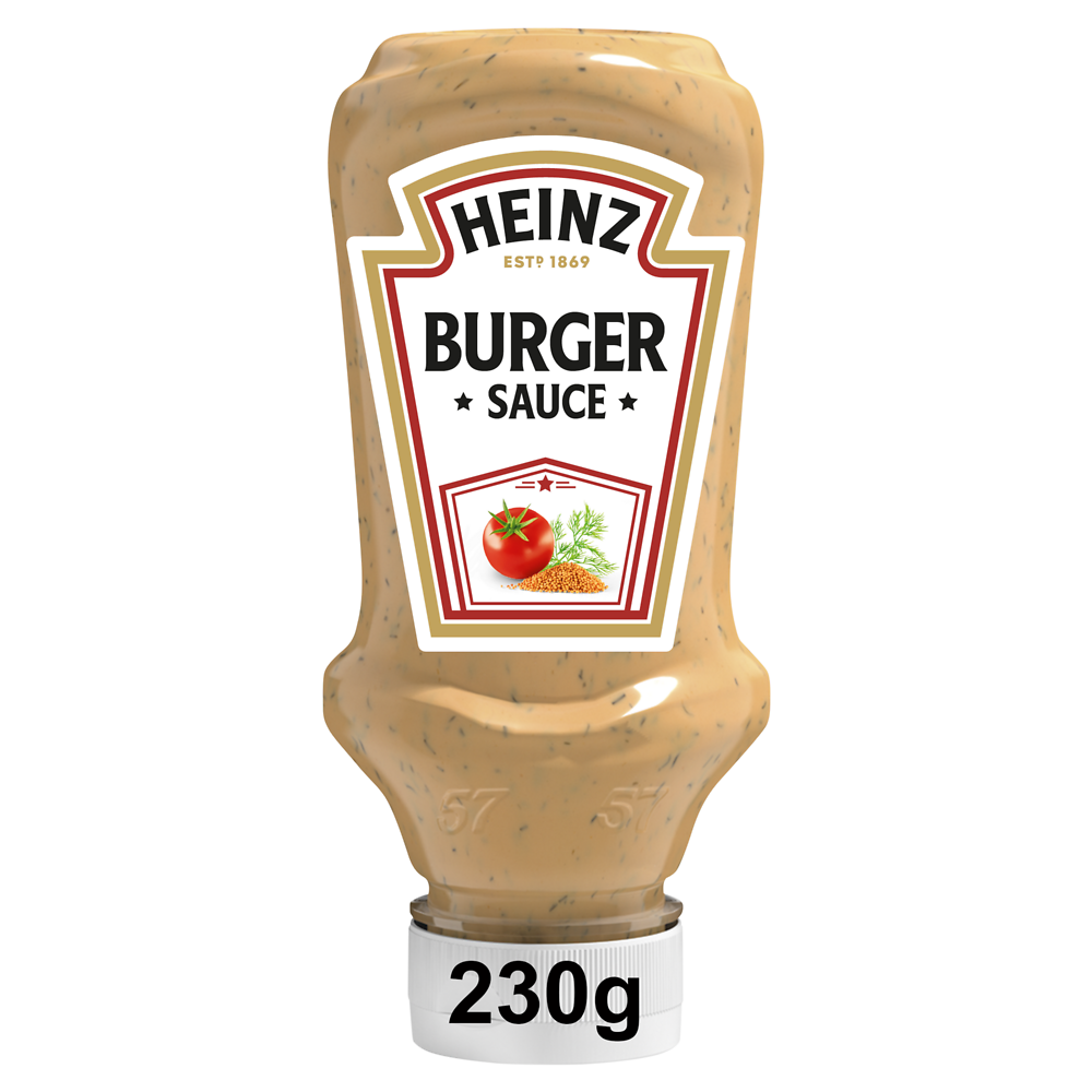 Sauce American burger HEINZ flacon souple top down 230g