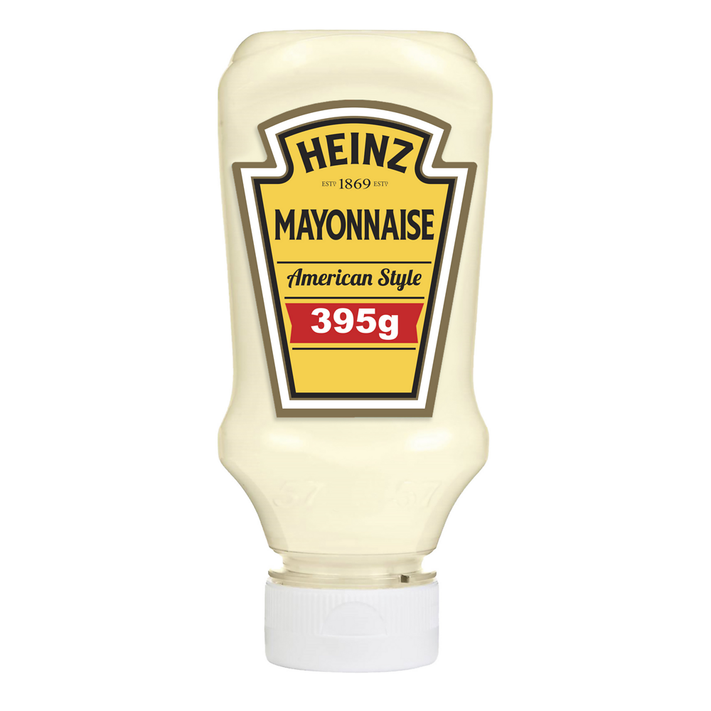 Mayonnaise, HEINZ, flacon souple top down de 395g