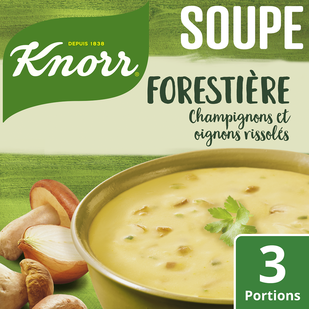 Soupe déshydratée forestière KNORR, 75cl, 85g