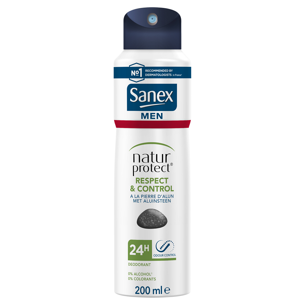 Déodorant Homme npr respect & control SANEX - Spray 200ml