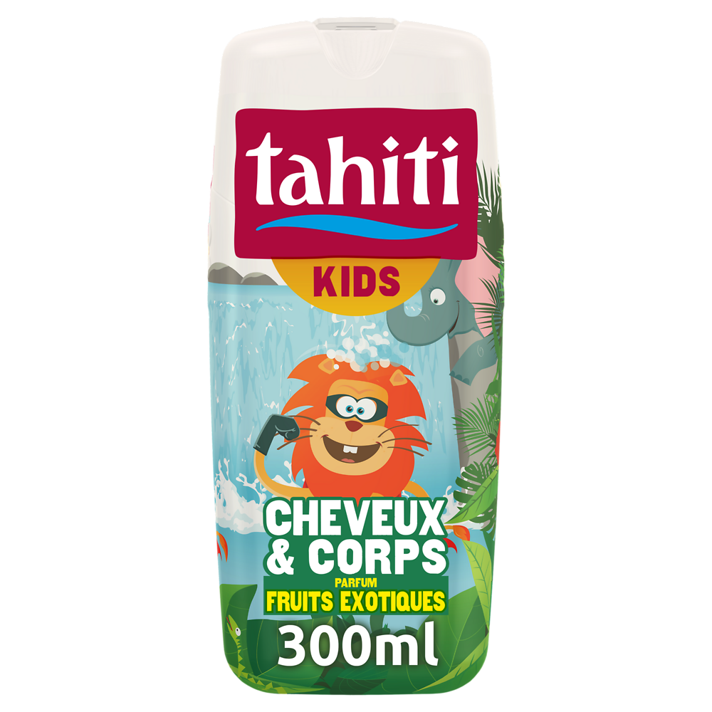 Gel lavant cheveux et corps parfum fruits exotiques TAHITI Kids, 300ml