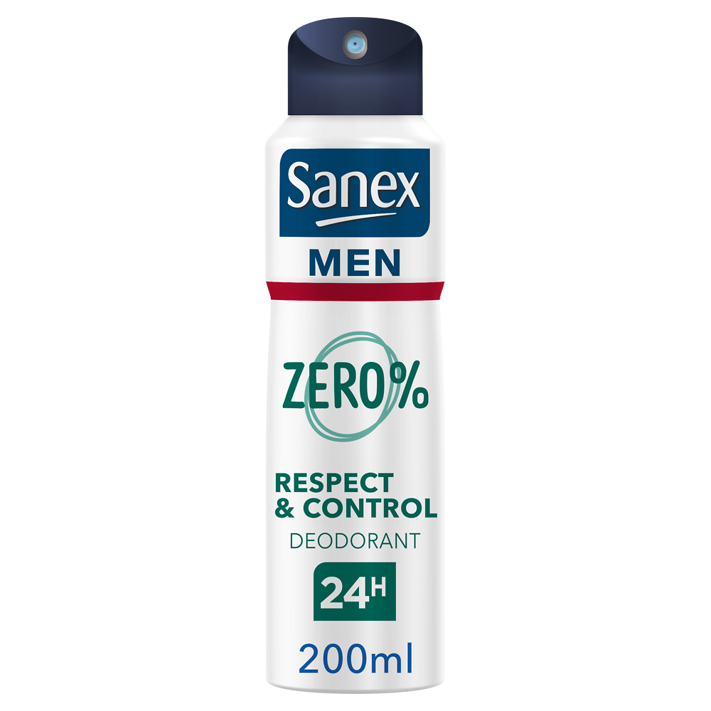 Déodorant man 0% protectr&control SANEX, atomiseur 200ml