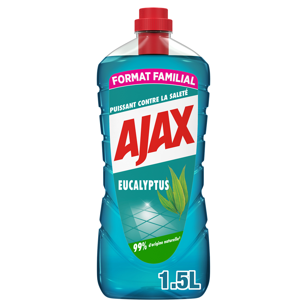 Nettoyant ménager sols & multi-surfaces eucalyptus AJAX 1,5L