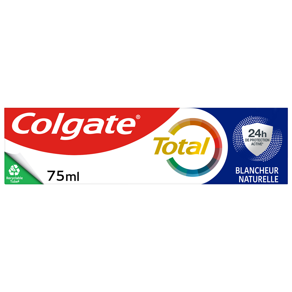 Dentifrice 24H defense blancheur naturelle COLGATE tube 75ml