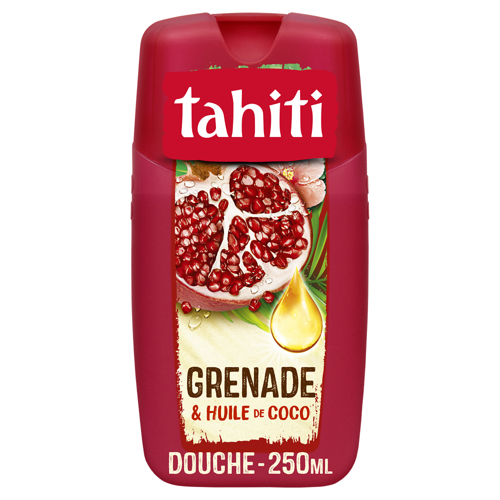 Gel douche grenade & huile de coco TAHITI 250ml