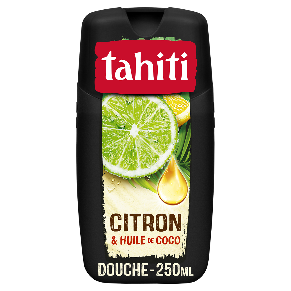 Gel douche citron & huile de coco TAHITI 250ml