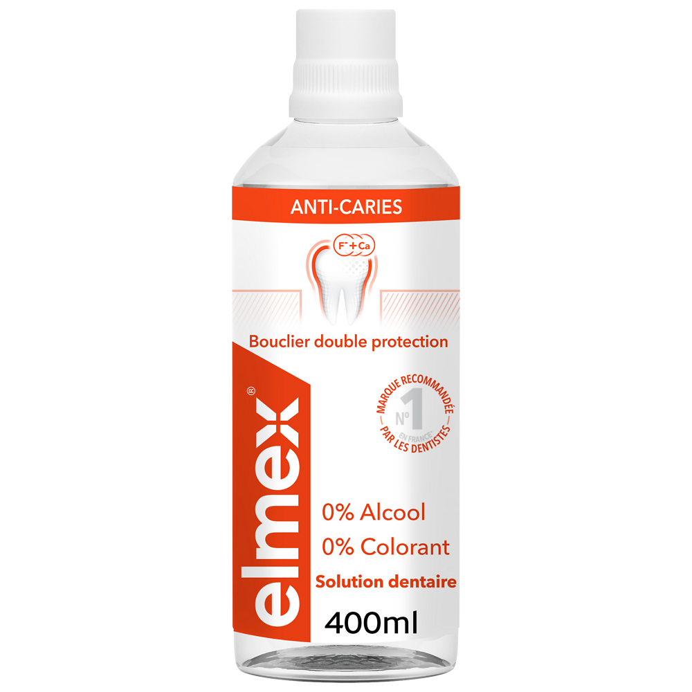 Bain de bouche anti-caries original ELMEX 400ml