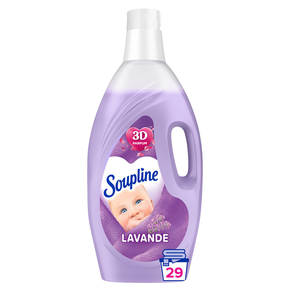 Adoucissant dilué  SOUPLINE 3D Lavande - 1,9L