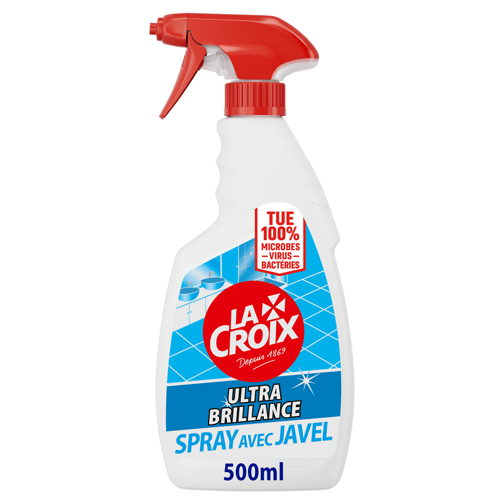 Nettoyant sdb désinfectant ultra brillance javel LA CROIX 500ml