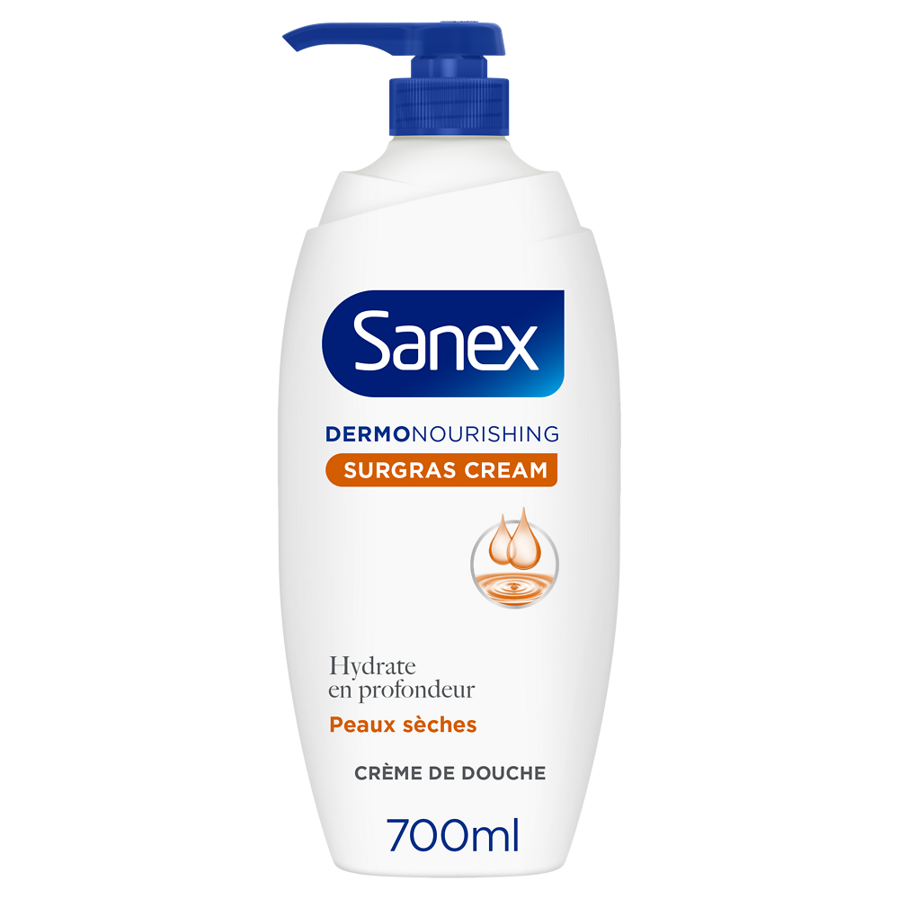 Gel douche crème nourrissante dermo protecteur SANEX 700ml fl pompe