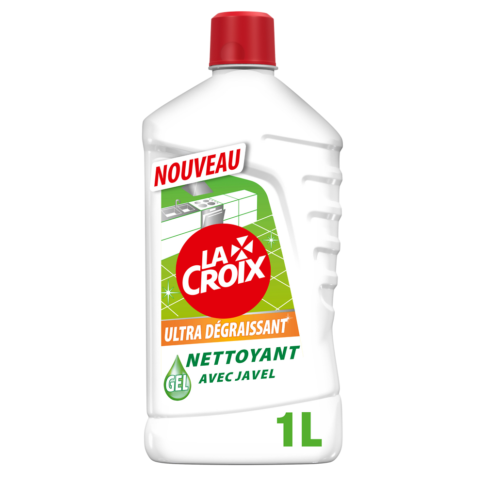 Nett.ménager gel ultr.dégraissant LA CROIX flacon 1L