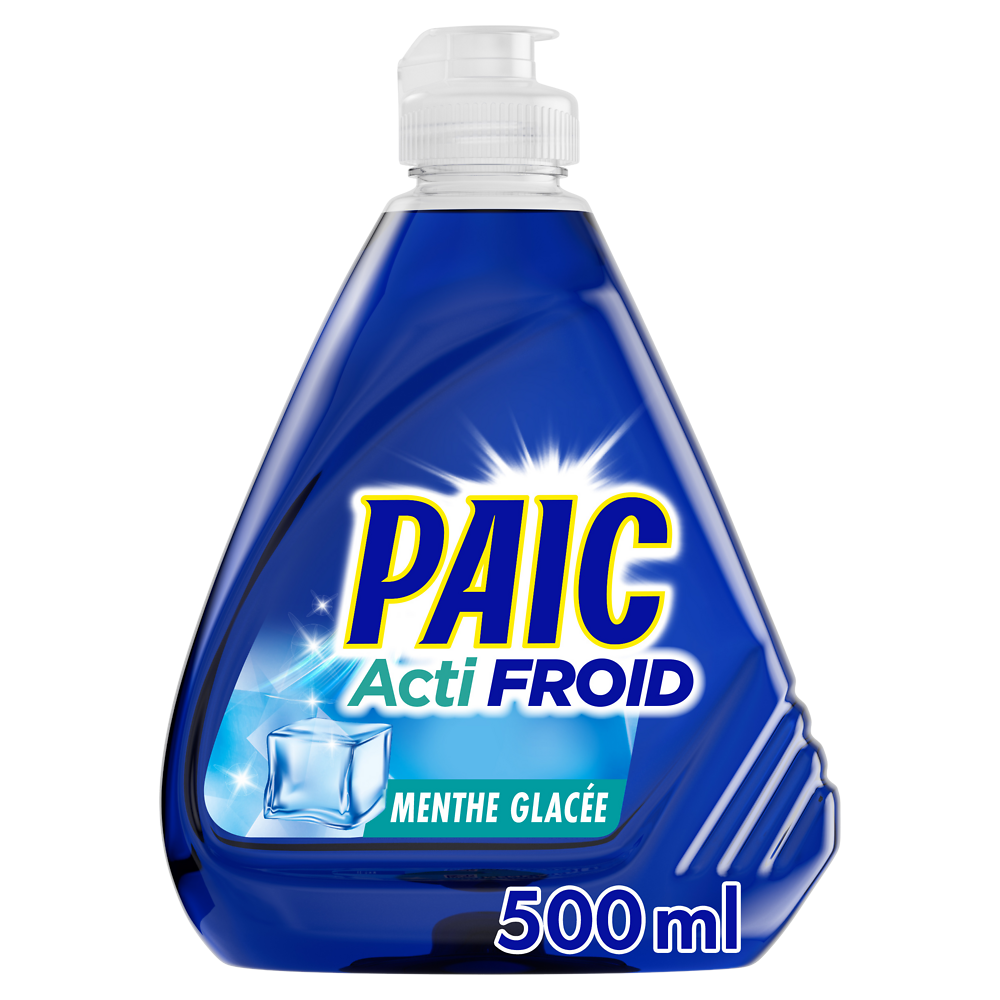 Liquide vaisselle actifroid menthe glacée PAIC 500ml