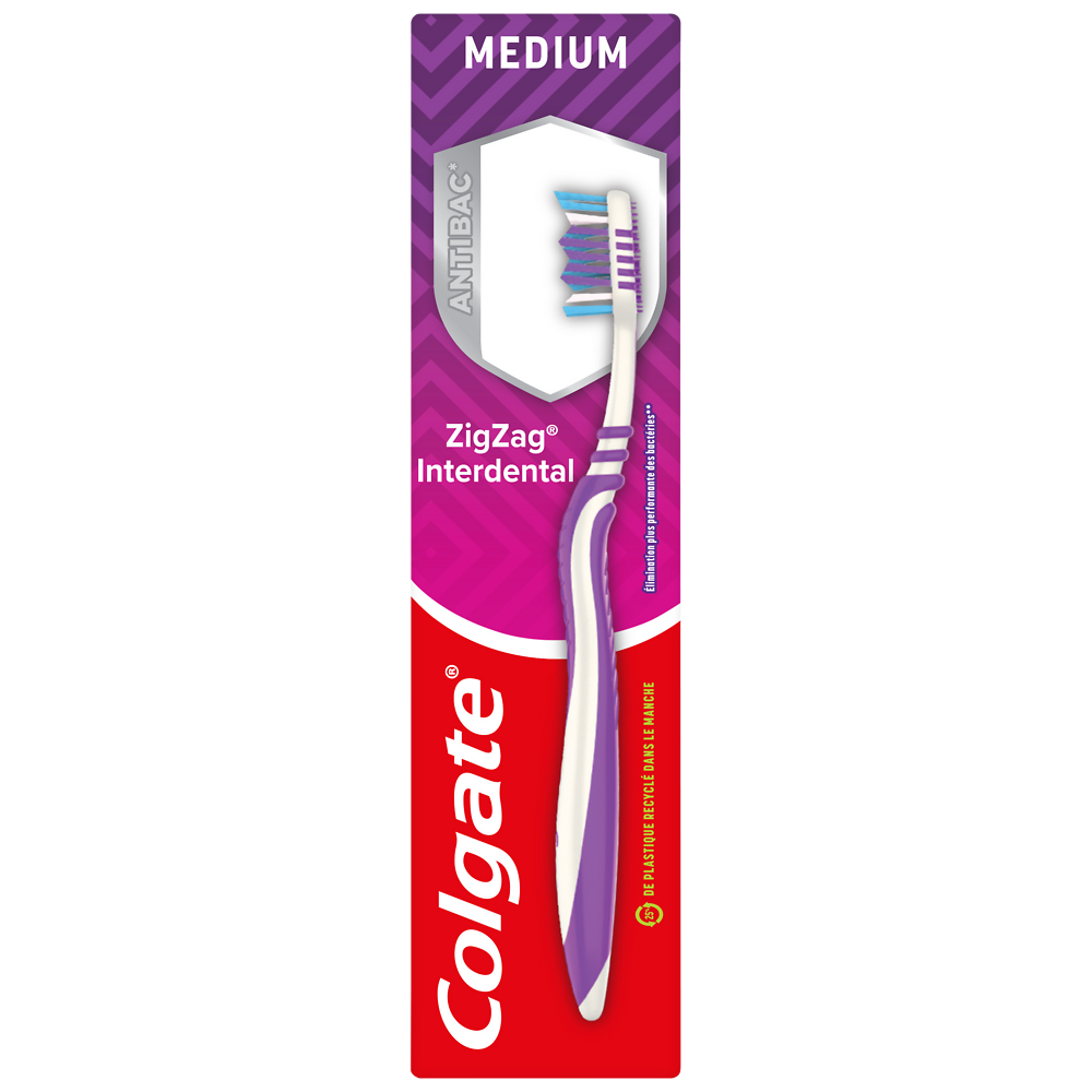 Brosse à dents Colgate ZigZag Médium