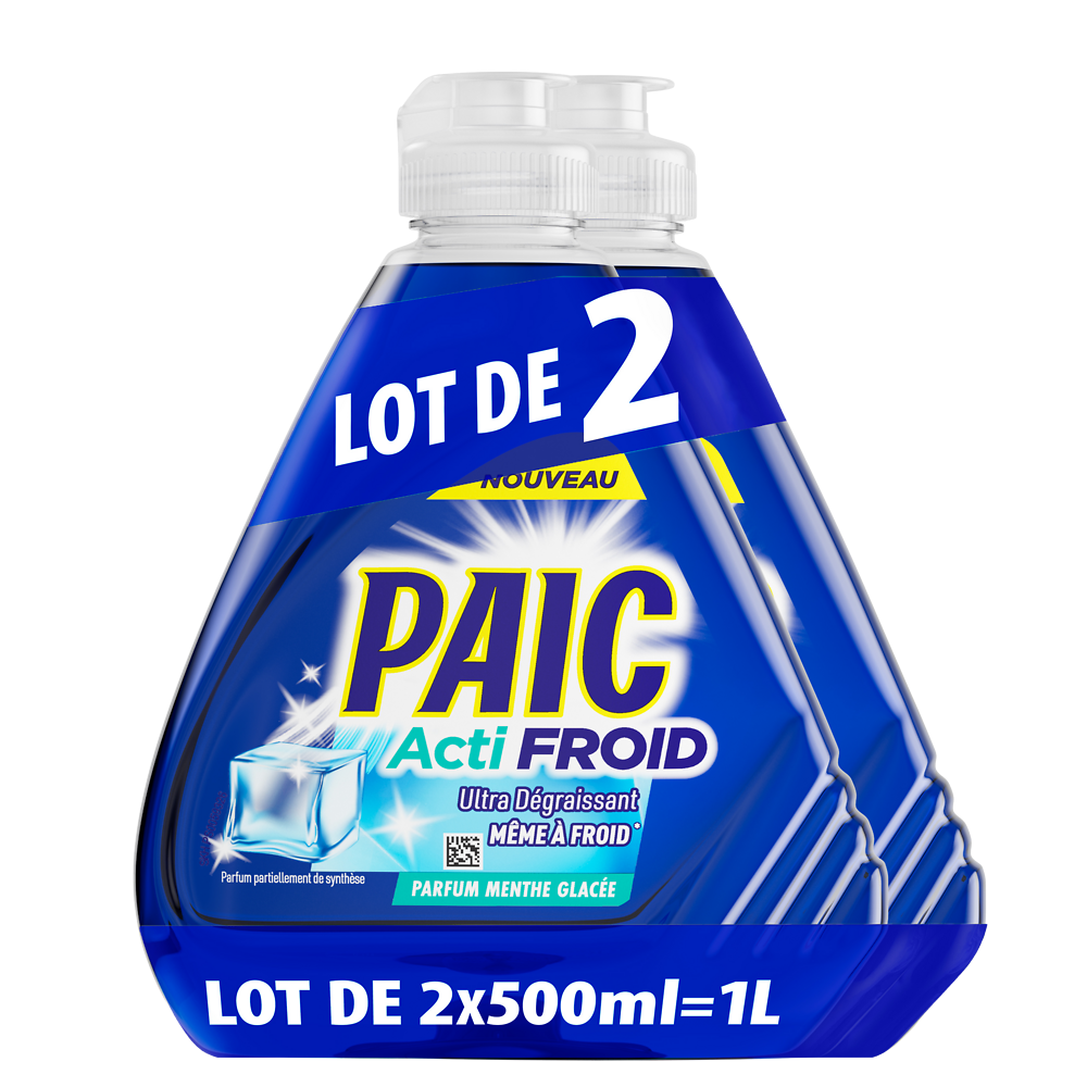 Liq vaiss.actifroid menthe PAIC 2x500ml