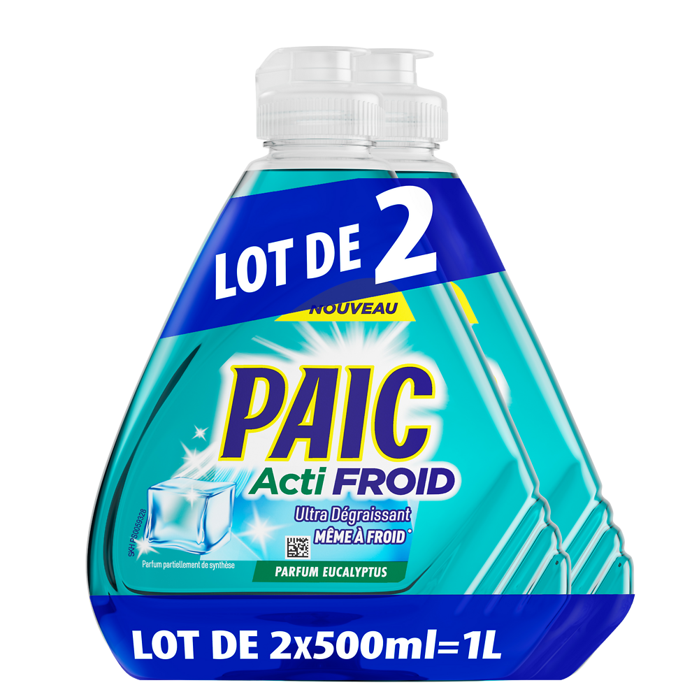 Liq vaiss.actifroid eucalyptus PAIC 2x500ml