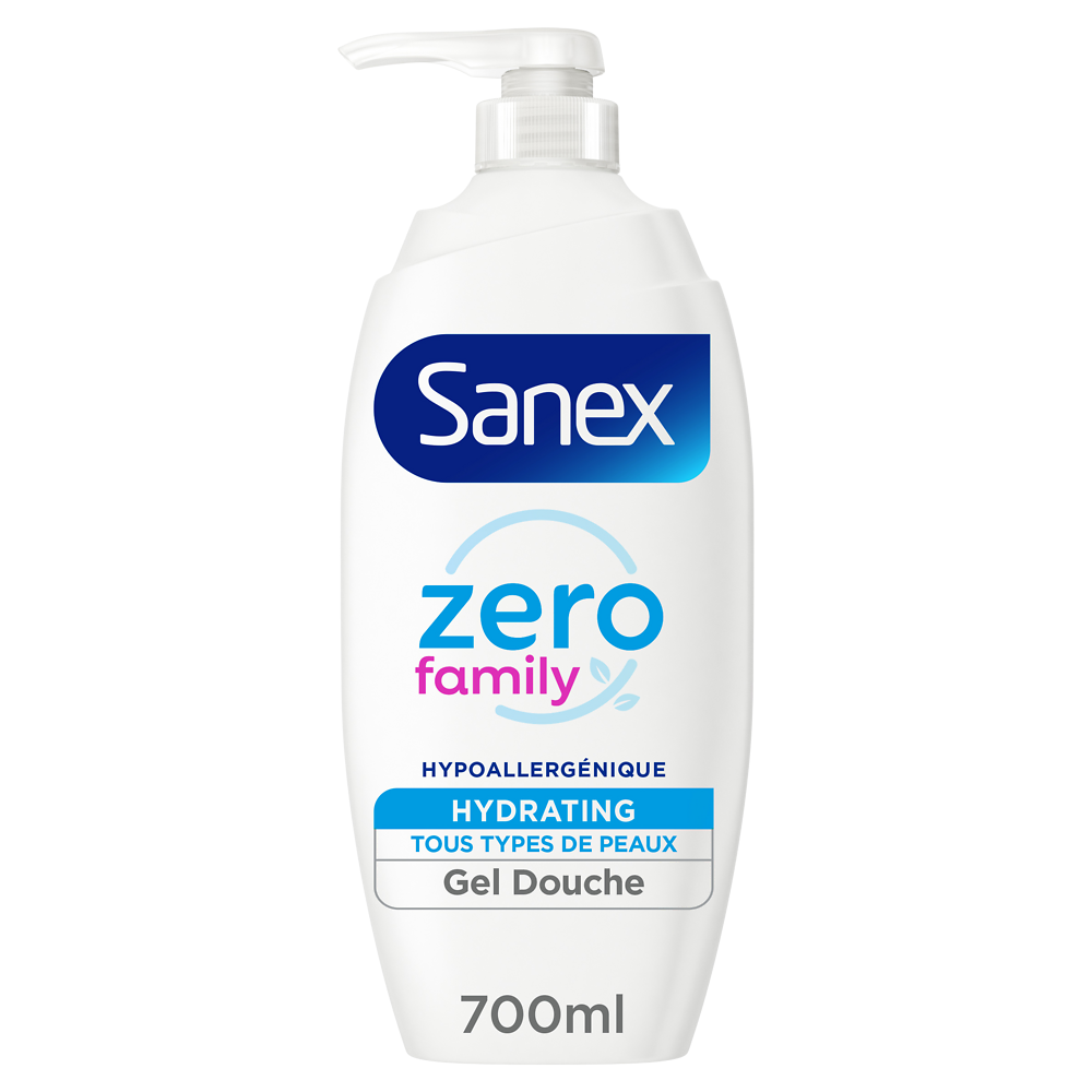 Gel douche Zéro Family SANEX pompe 700ml