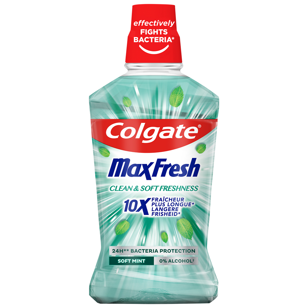 Bain de bouche Fresh Clean & Soft Freshness COLGATE Max 500ml