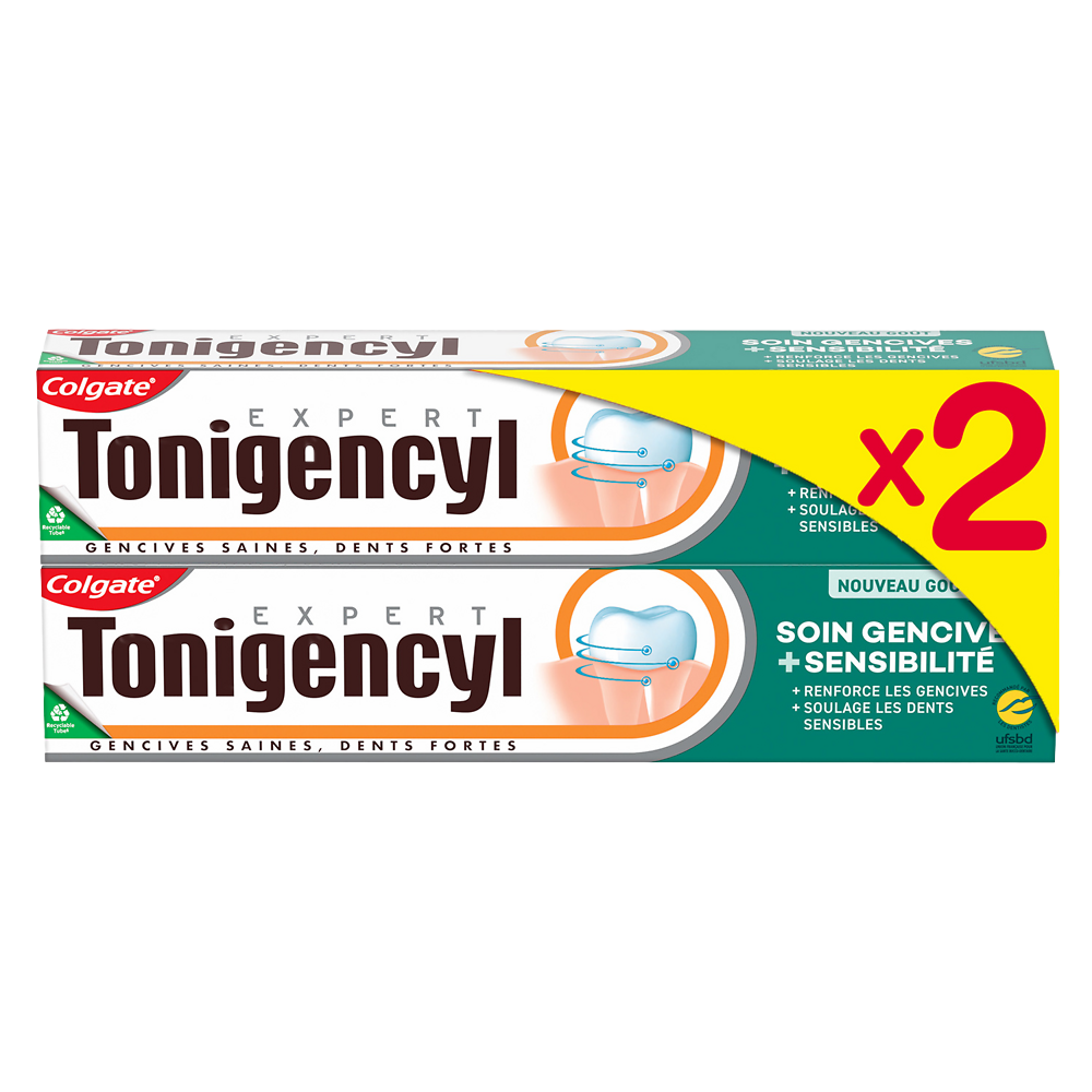 Dentifrice Sensitive Tonigencyl COLGATE 2x75ml