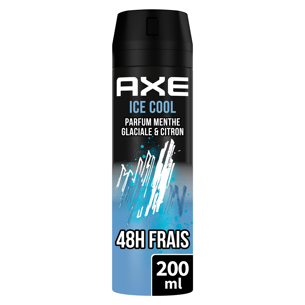 Déodorant Homme Ice cool menthe glaciale/citron AXE- Spray 200ml