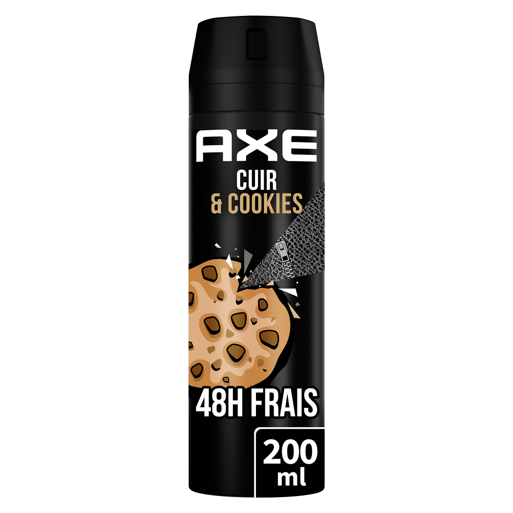 Déodorant Homme collision cuir&cookies AXE 200ml