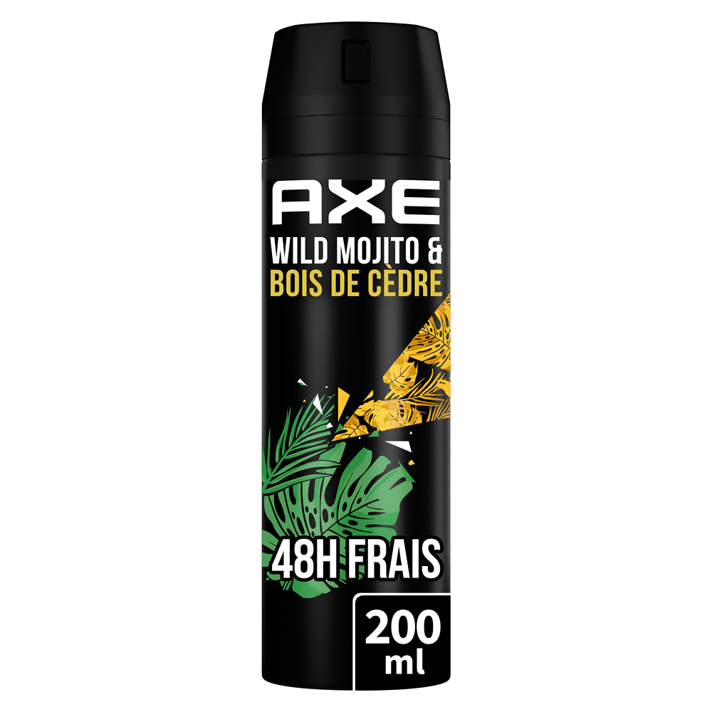 Déodorant Homme wild mojito & bois de cèdre AXE 200ml