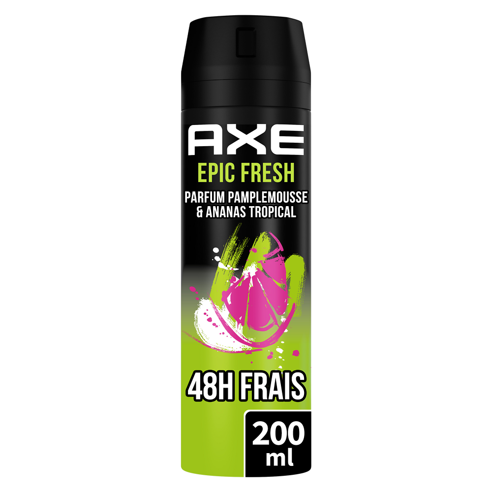 Déodorant Homme bodyspray epic fresh 48h Non-Stop frais AXE - Spray 200ml