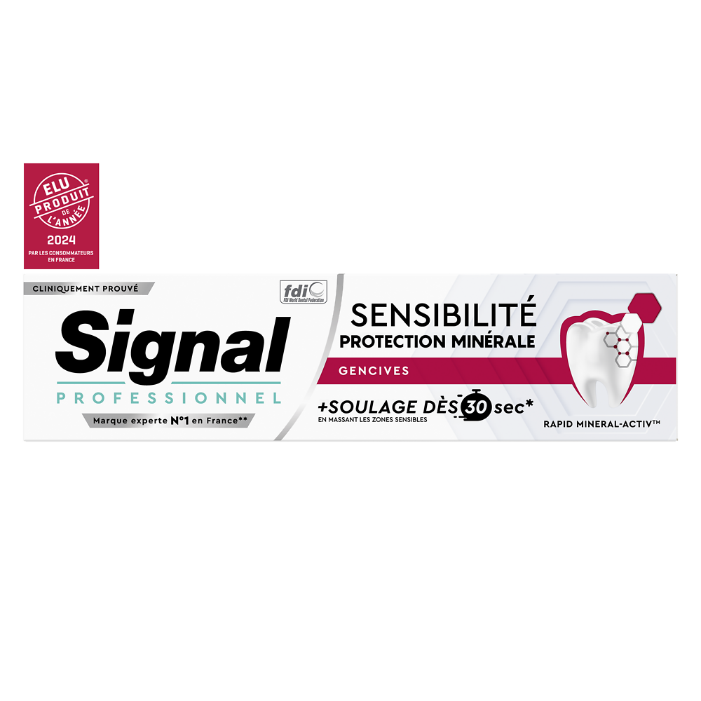 Dentifrice Sensibilité Gencives SIGNAL Professionnel 75ml