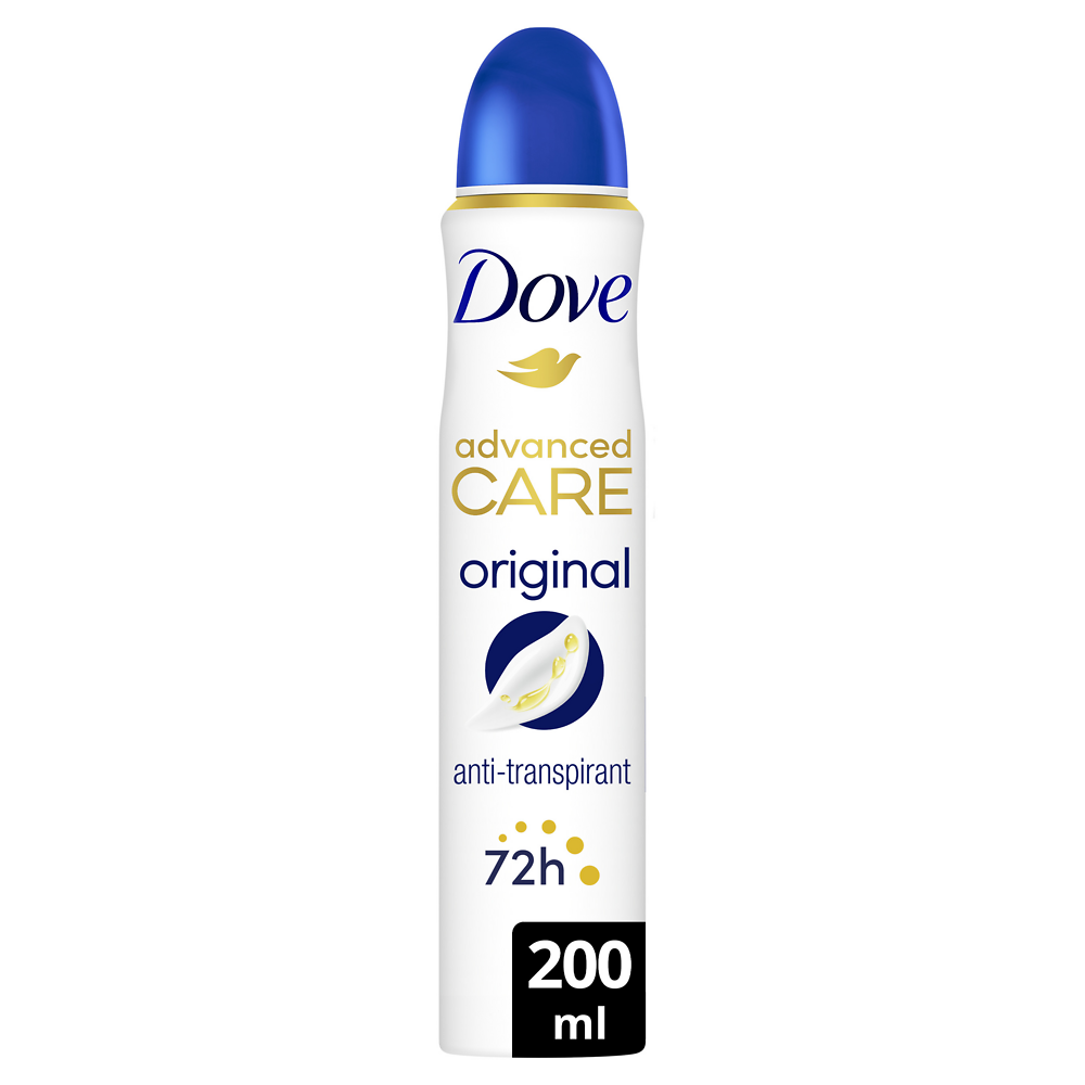 Déodorant anti-transpirant care original DOVE 200ml