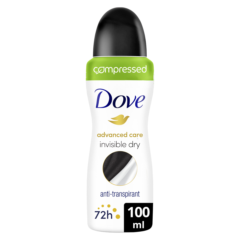 Déodorant compressé anti-transpirant dry DOVE 100ml