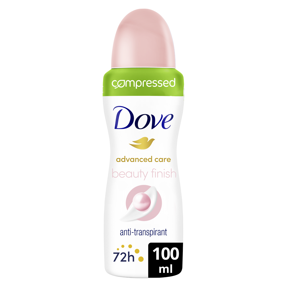 Déodorant compressé a/transpirant beauty finish DOVE 100ml