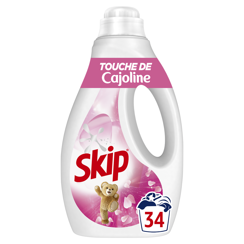 Lessive liquide touche de cajoline SKIP x34lavages 1,53l