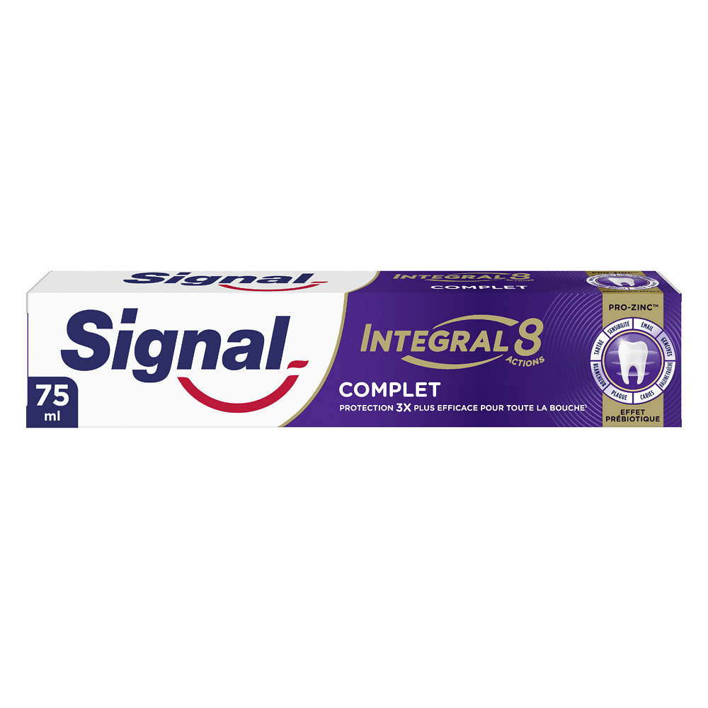 Dentifrice Complet Prébiotique SIGNAL INTEGRAL 8 75ml