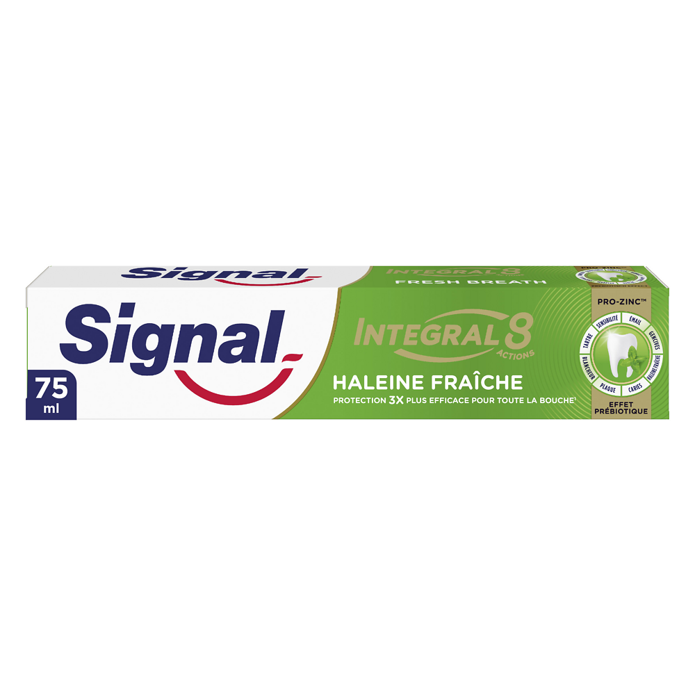 Dentifrice Haleine fraîche Prébiotique SIGNAL INTEGRAL8 75ml