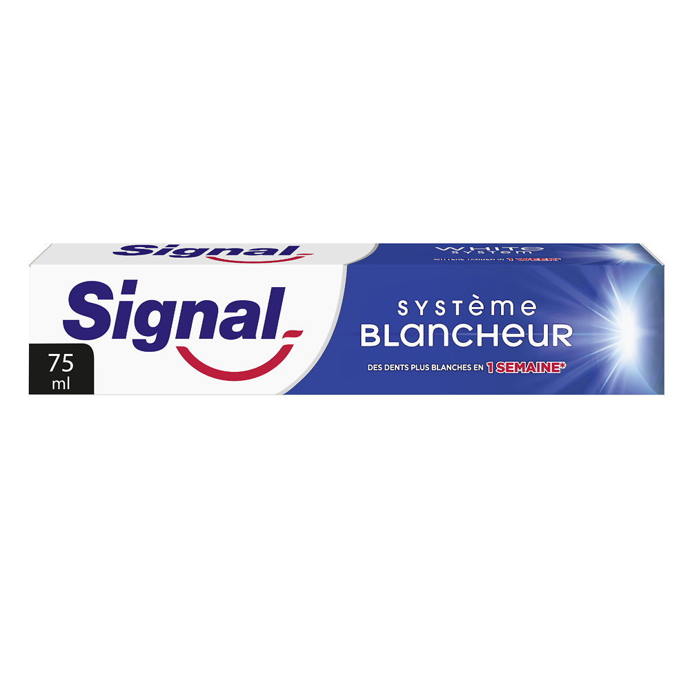 Dentifrice Système blancheur original 1 semaine SIGNAL 75ml