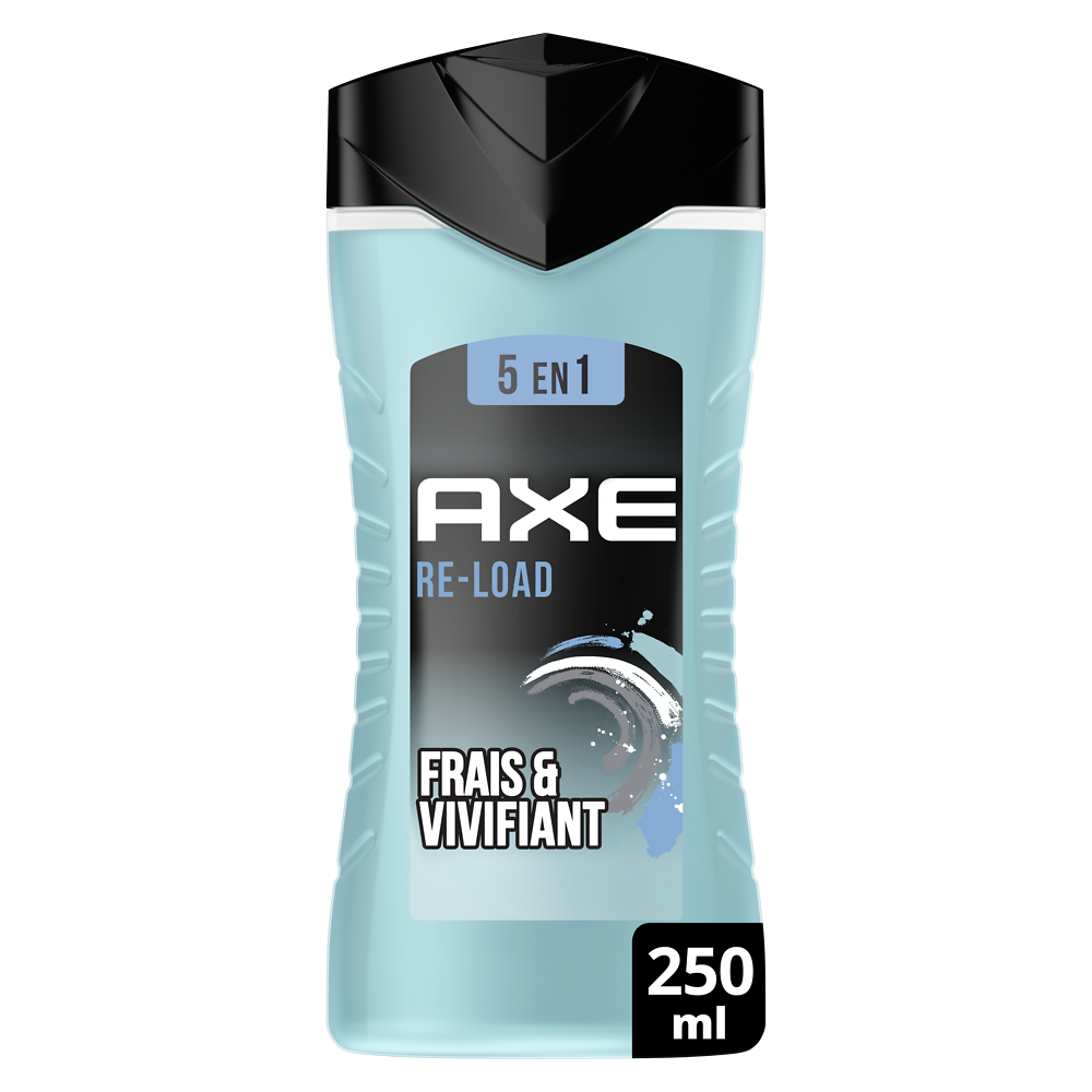 Gel douche homme 5en1 reload AXE flacon 250ml