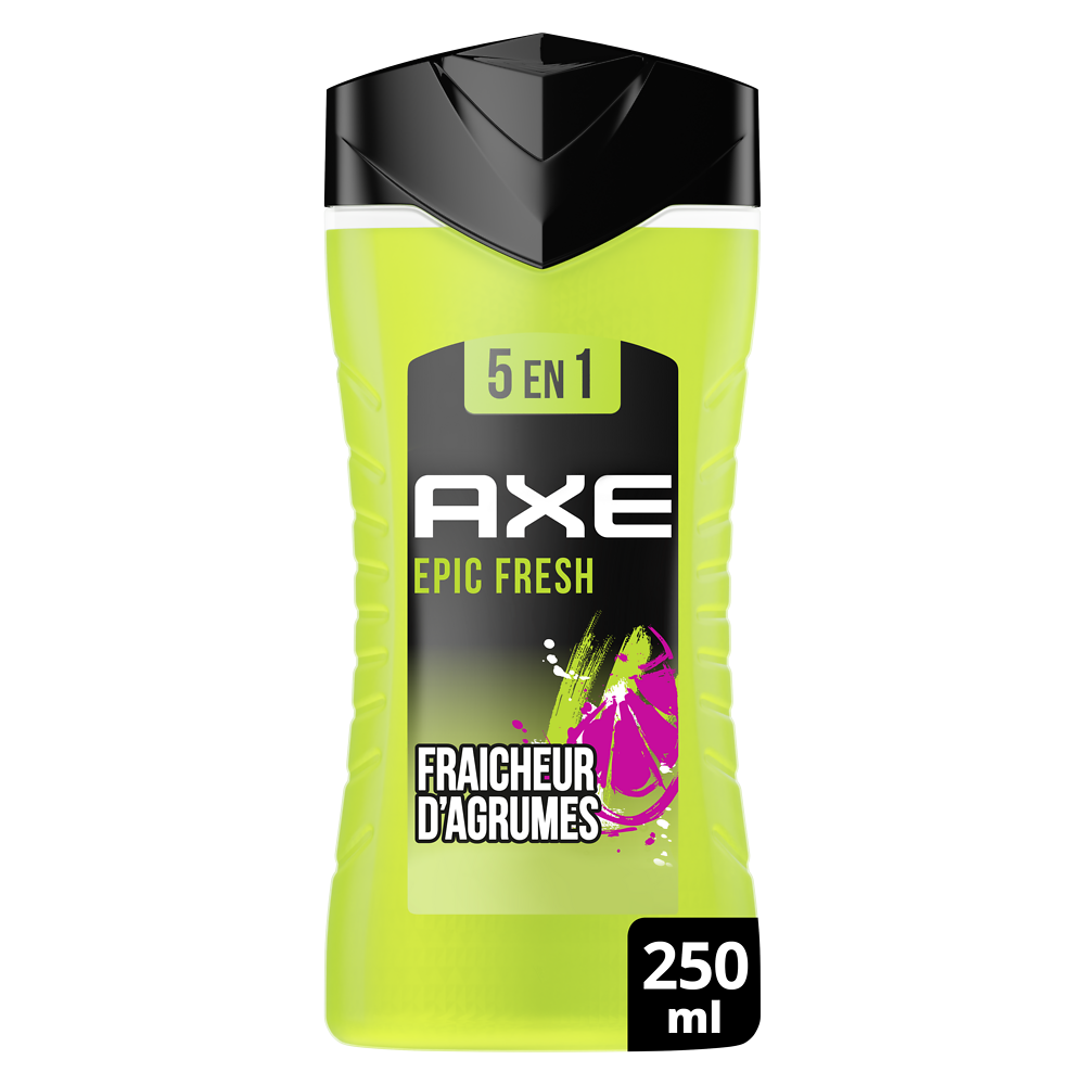 Gel douche homme 5en1 epic fresh fraich.agrumes AXE 250ml