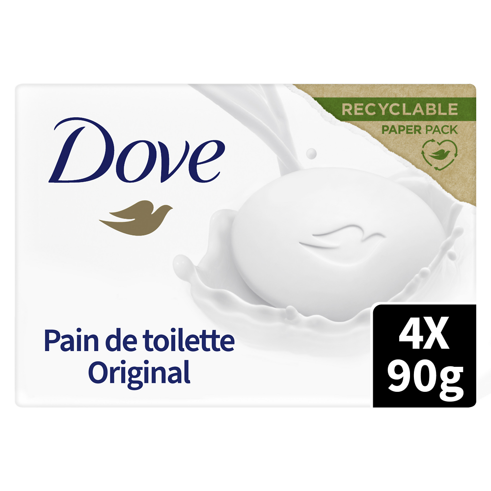 Pain de Toilettes Original DOVE 4x90g