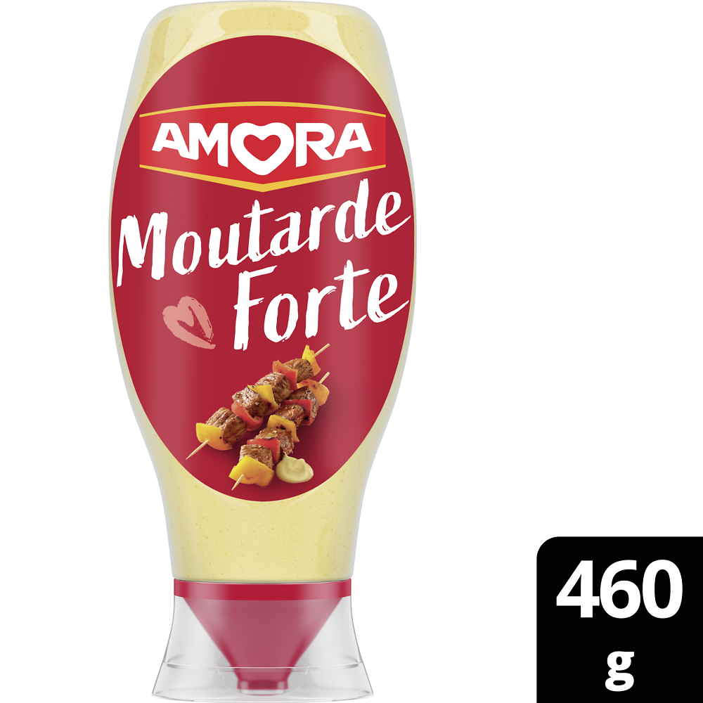 Moutarde forte AMORA flacon de 460G