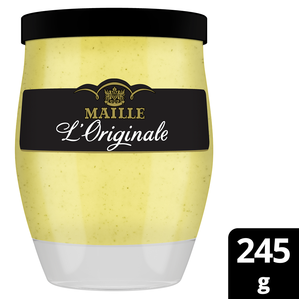 Moutarde l'originale MAILLE verre moderne moyen 245g