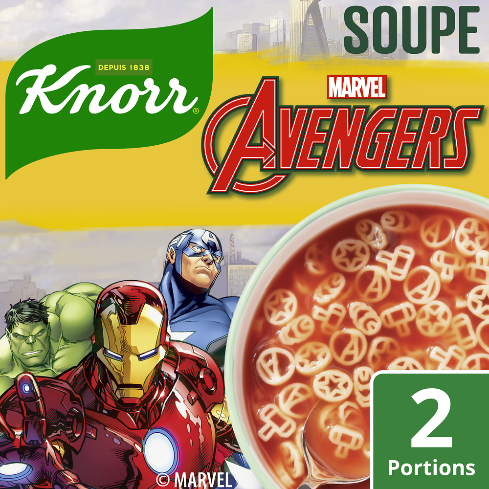 Soupe déshydratée tomates AVENGERS KNORR, 500ml