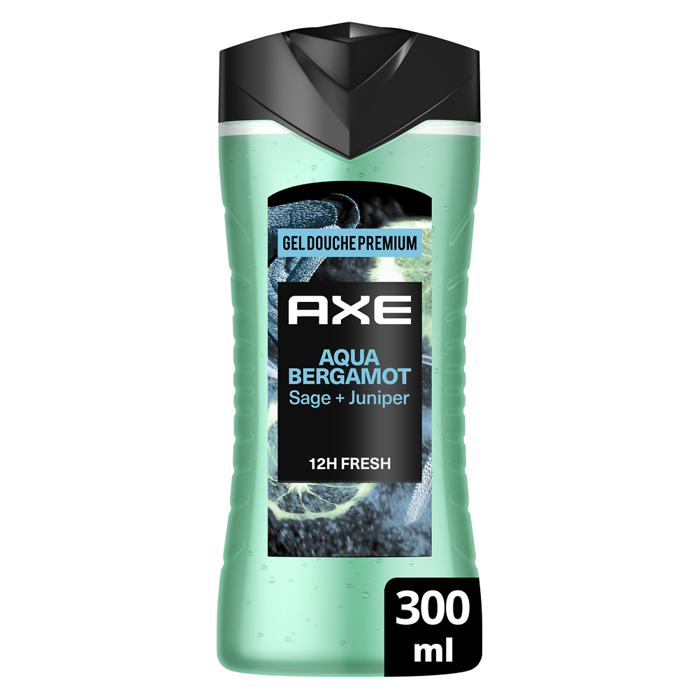 Gel douche homme aqua bergamot AXE 300ml