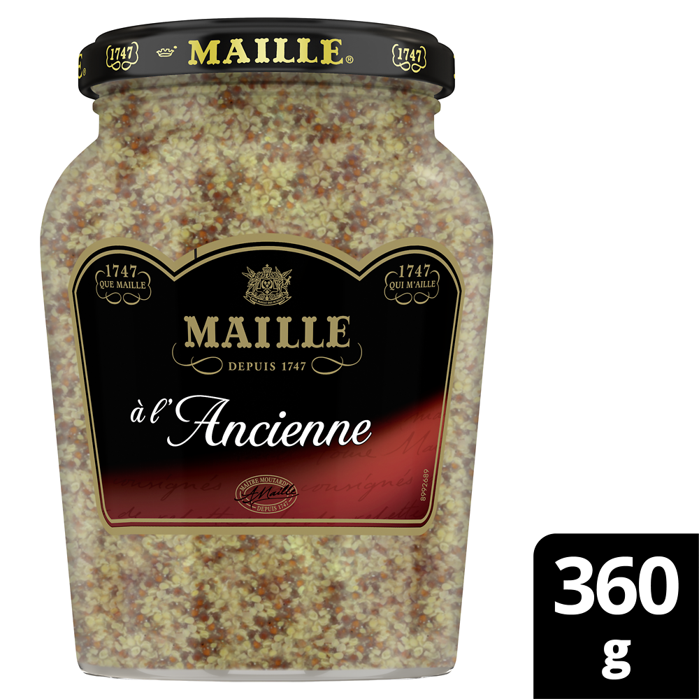 MAILLE moutarde à l'ancienne bocal 360g