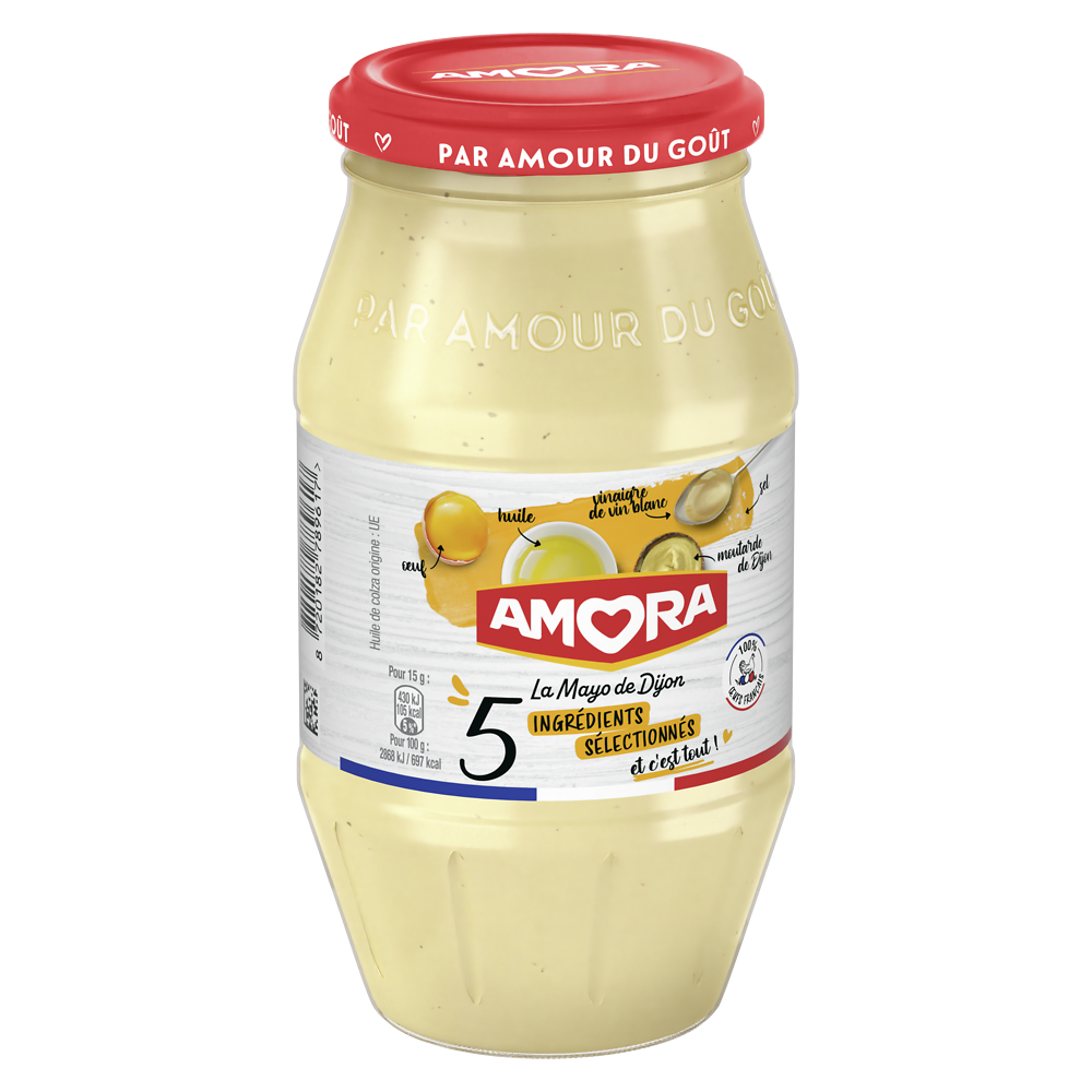 Mayonnaise 5 ingredients AMORA 375g