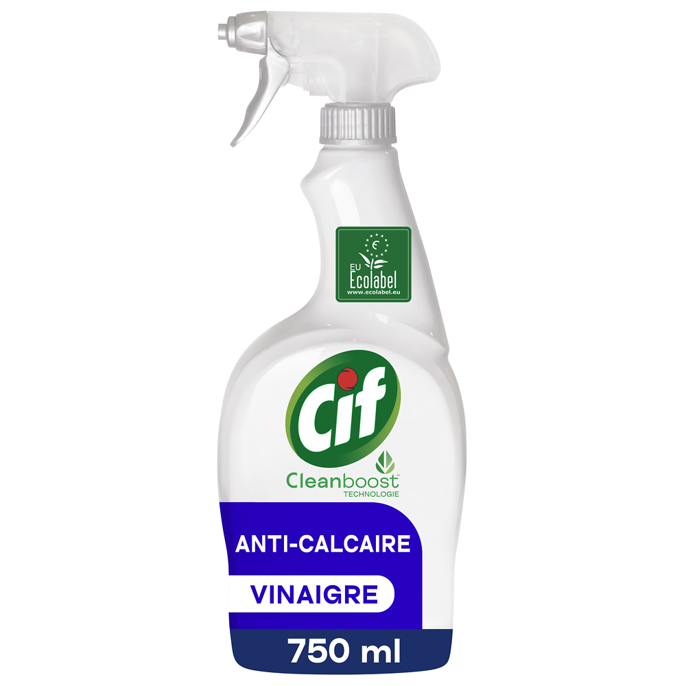 Nettoyant ménager anti-calcaire spray CIF 750ml